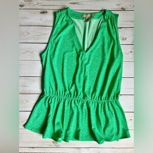 Banana Republic Sleeveless Blouse XS Green